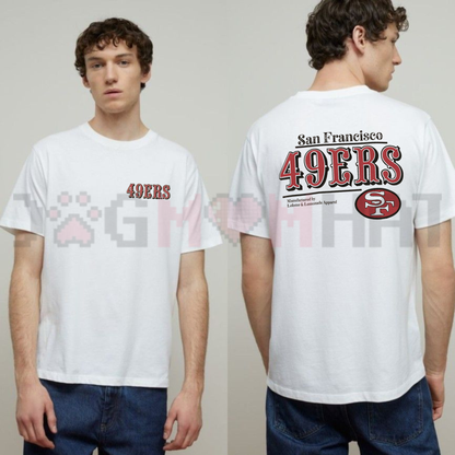 "NFL Classics San Francisco 49ers" Retro Football Graphic T-Shirt