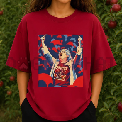 Aunt Sue Double Middle Finger at Trump Rally T-Shirt
