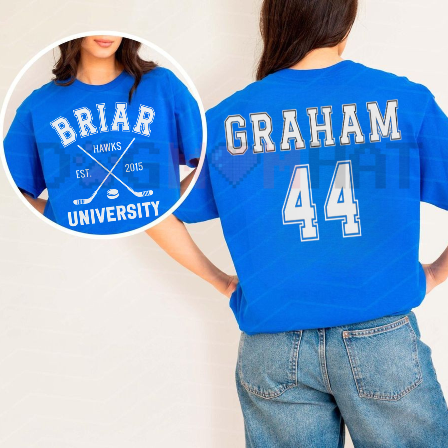 Briar University Hockey Unisex Graphic T-Shirt