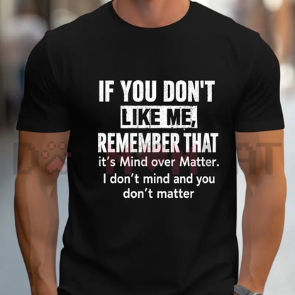 Inner Strength Mindfulness Graphic Tee - Inspirational Mind Over Matter Pure Cotton Unisex T-Shirt