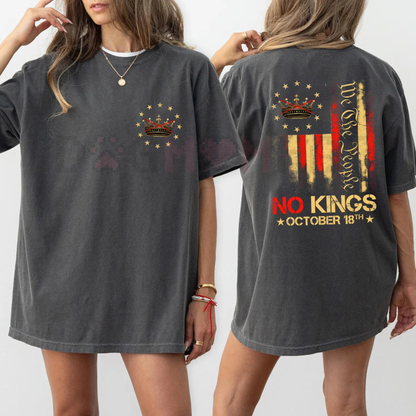 "No Kings in America: We The People" Shirt – Nope Kings 2.0 Tee (Oct 18)