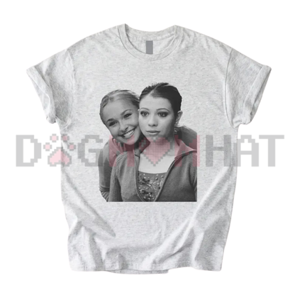 Michelle Trachtenberg & Hayden Panettiere Ice Princess 2005 Movie T-Shirt - Y2K Nostalgia Graphic Tee