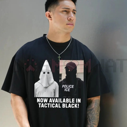 Anti-ICE "Tactical Black" Activist T-Shirt