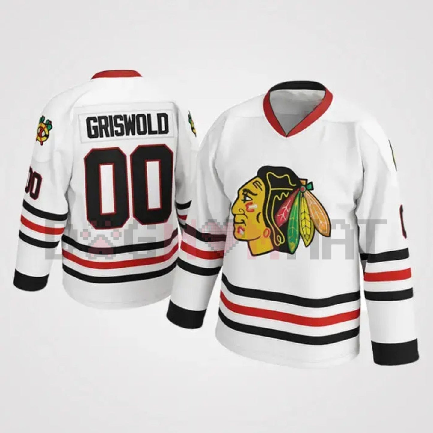 National Lampoon's Clark Griswold Hockey Jersey – Funny Christmas Vacation Fan Gag Gift