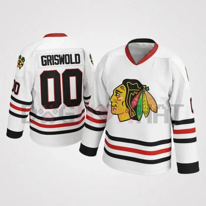 National Lampoon's Clark Griswold Hockey Jersey – Funny Christmas Vacation Fan Gag Gift