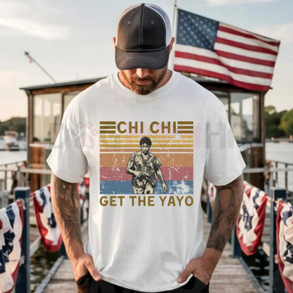 Scarface "Chi Chi Get The Yayo" T-Shirt – Al Pacino Quote Vintage Tee