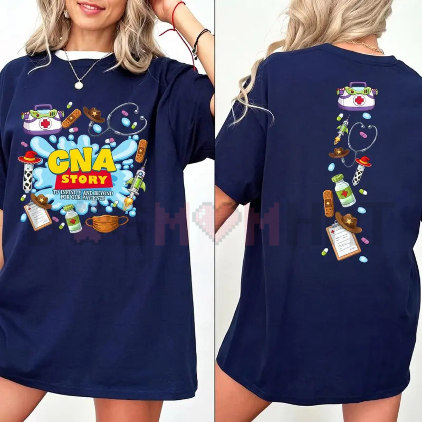 To Infinity And Beyond Pediatric CNA Graphic Tee - Certified Nursing Assistant Story Shirt