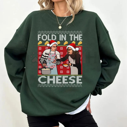 Schitt's Creek Holiday Sweatshirt Bundle: "Fold It In" Vintage & "Ew David" Warmest Regards Fan Favorites