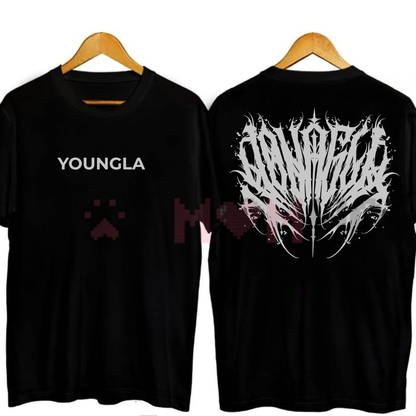 Cyber Sigilism Back Graphic T-Shirt - Y2K Neo-Tribal Streetwear Cotton Tee