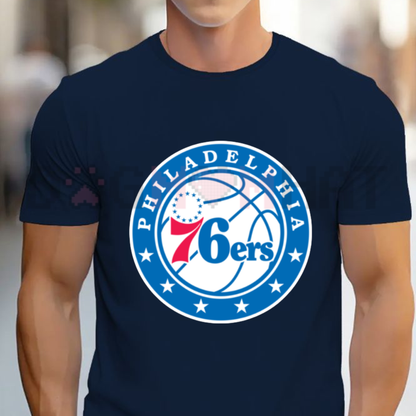 Liberty Bell Court Heritage Graphic Tee - Philadelphia Basketball Fan Unisex Cotton Shirt
