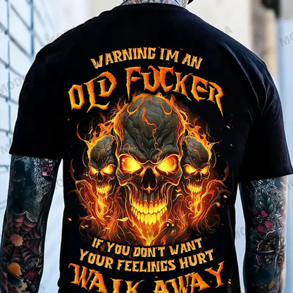 Generation X Warning Custom Year Skull T-Shirt - Chaosmoda Graphic Tee