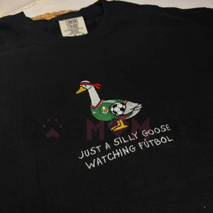 Mexico Futbol "Silly Goose" Embroidered Tee