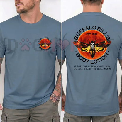 Buffalo Bill's Body Lotion T-Shirt - Classic Silence of The Lambs Horror Movie Tee