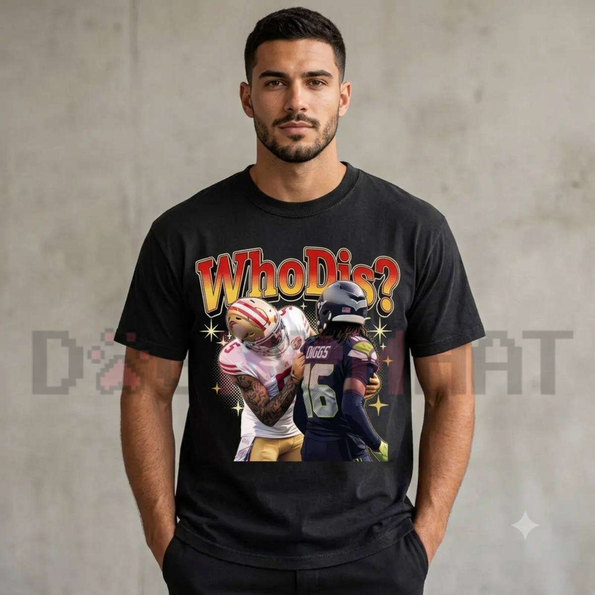 "WhoDis?" Mike Evans Football Graphic T-Shirt