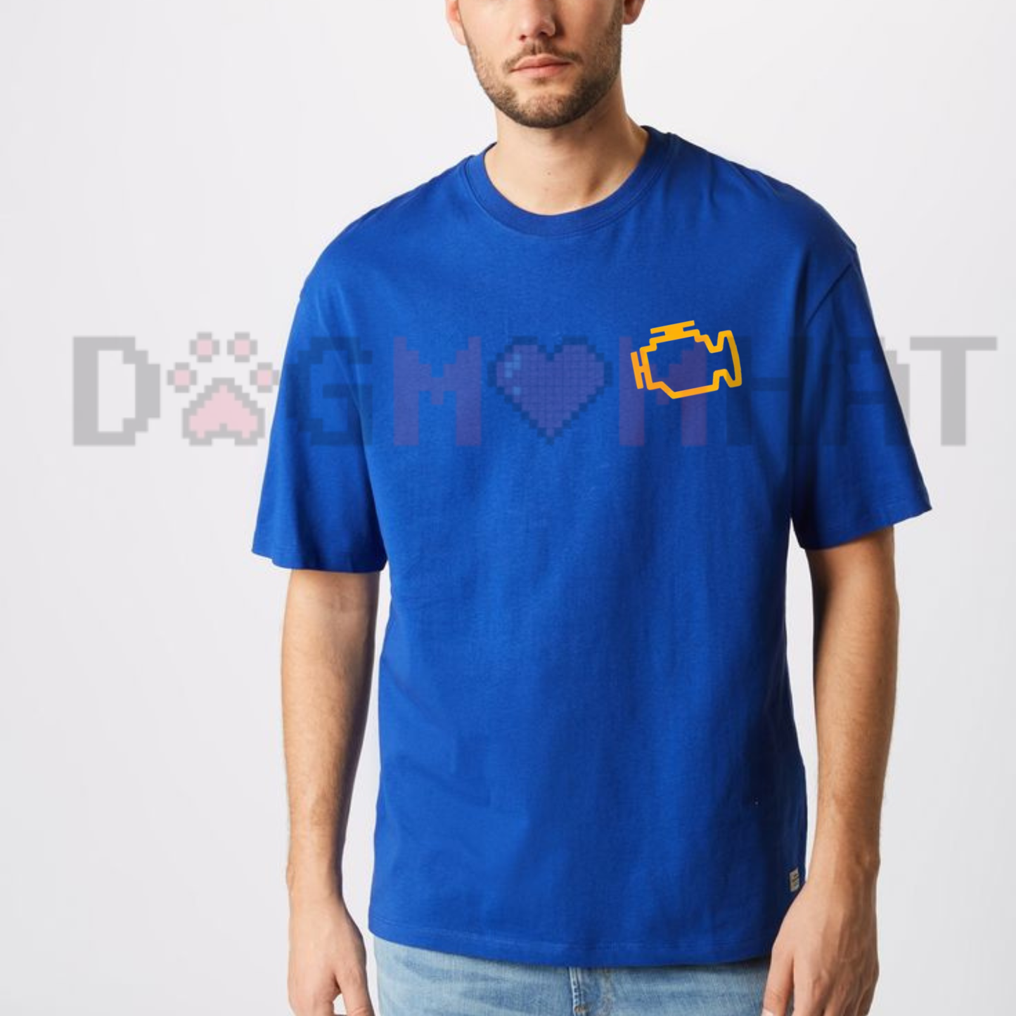 Pure Check Engine Light Classic T-Shirt - Funny Mechanic & Auto Humor Tee