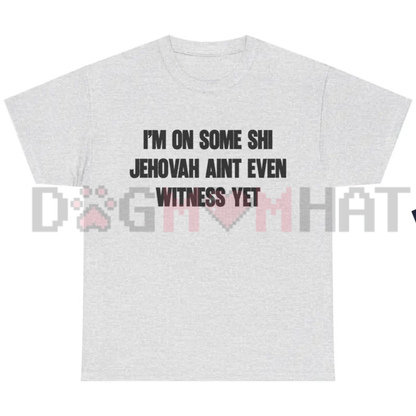 Unfiltered Viral Meme Statement Tee - On Some Shi Pure Cotton Funny Graphic Unisex T-Shirt