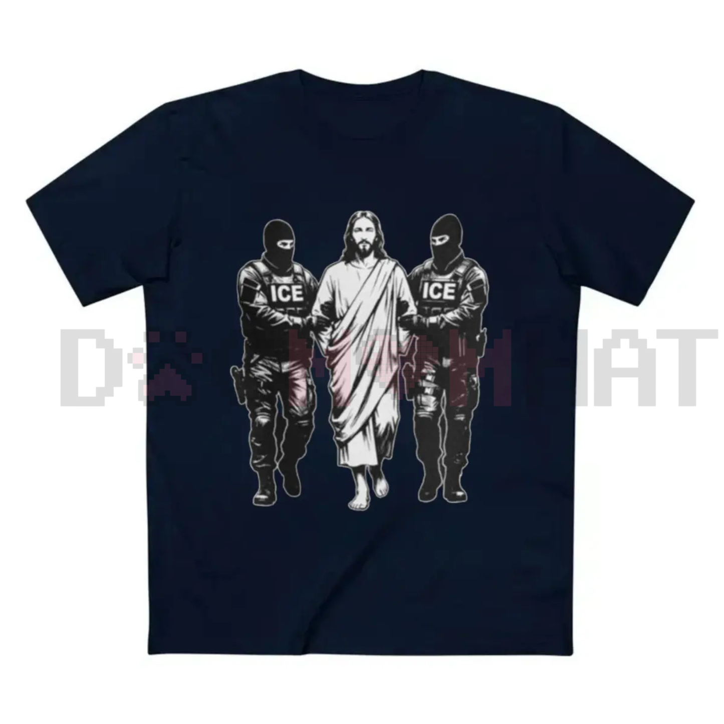 Jesus Arrested Parody Anti-ICE T-Shirt