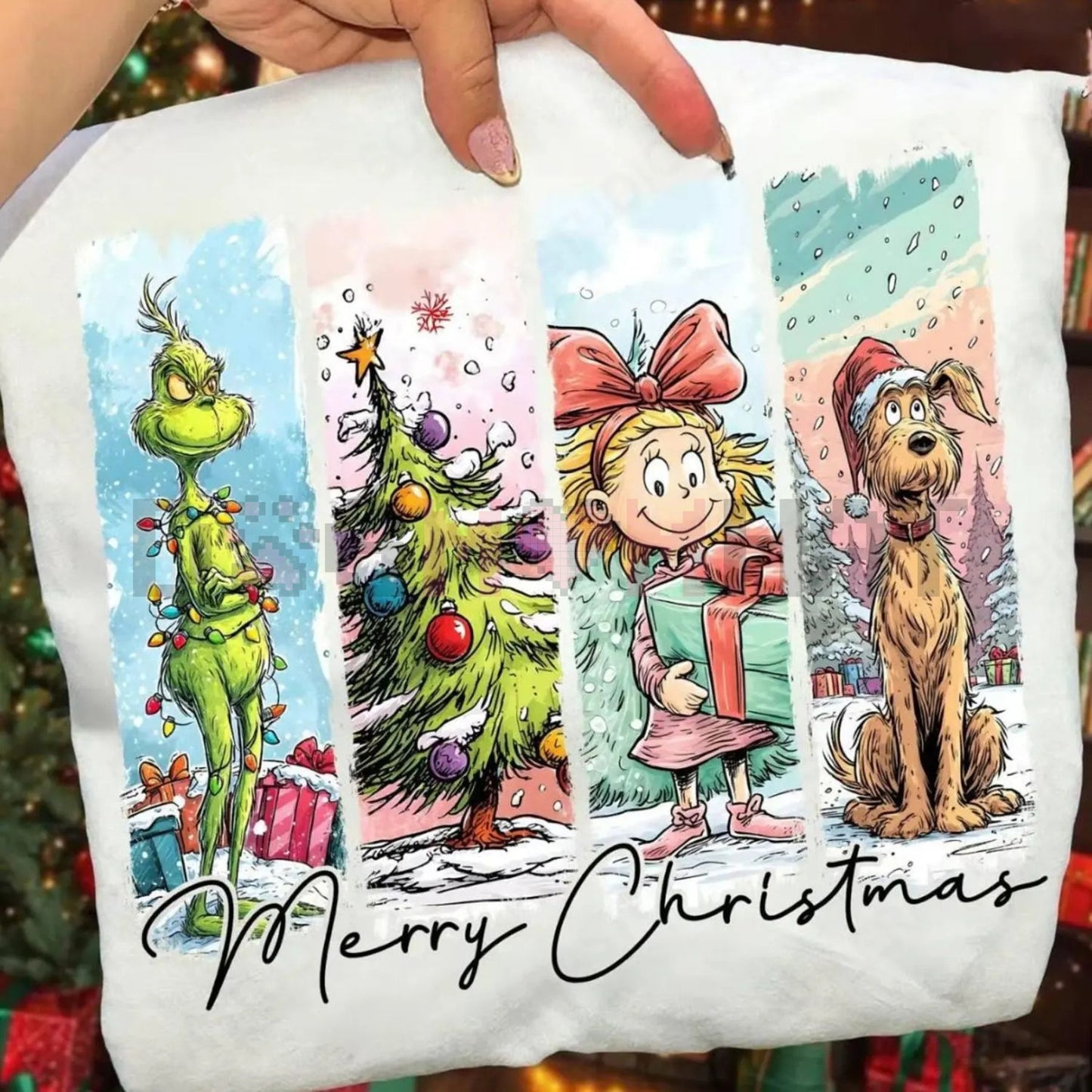 Retro 90s Grinchmas Christmas Comedy T-Shirt