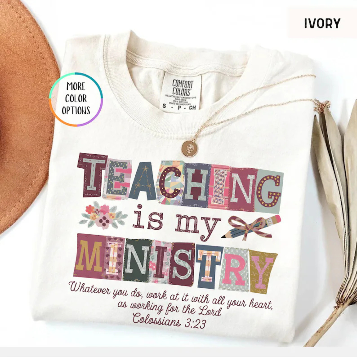 "Teaching Is My Ministry" Shirt – Christian Teacher Gift