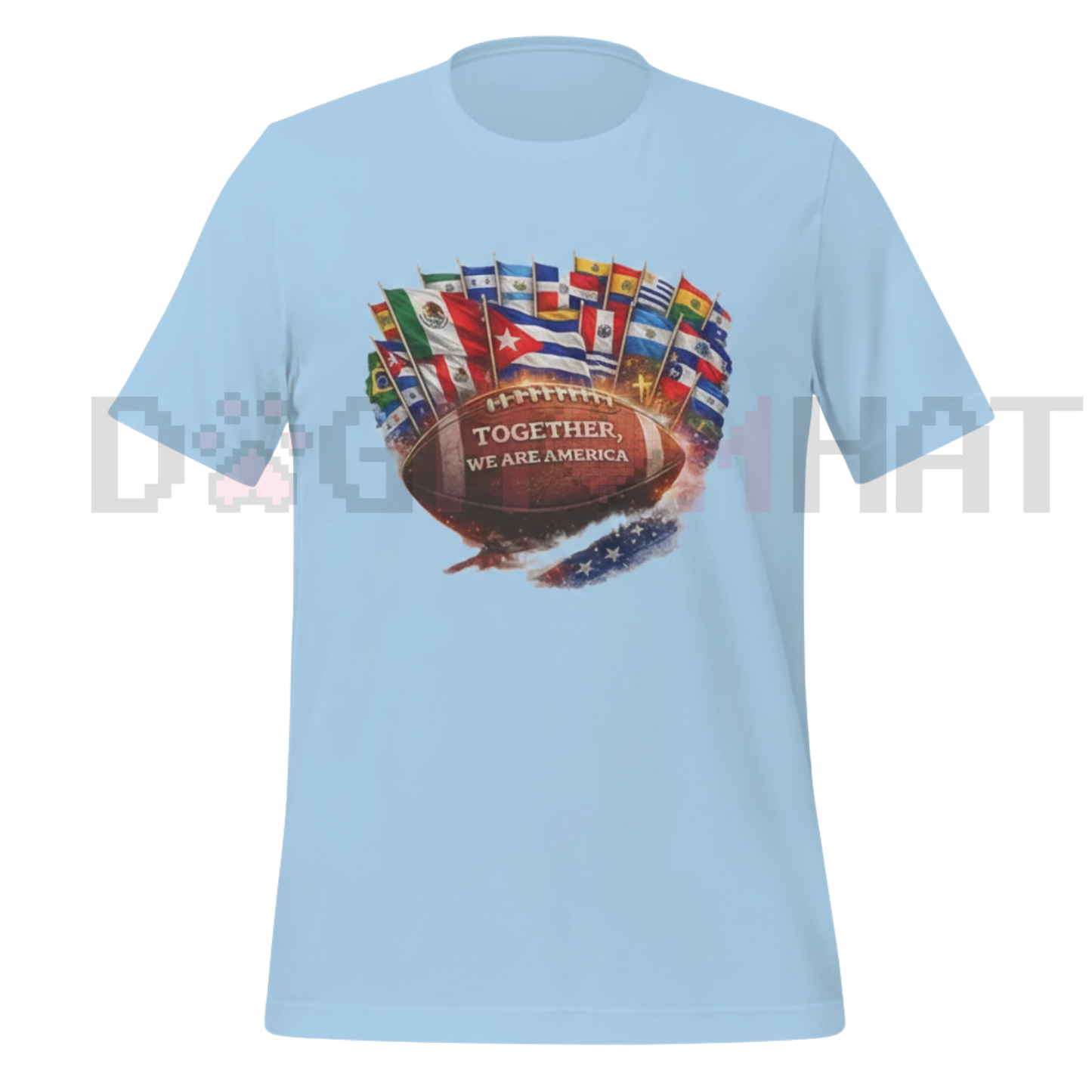 "Together We Are America" Football Tee