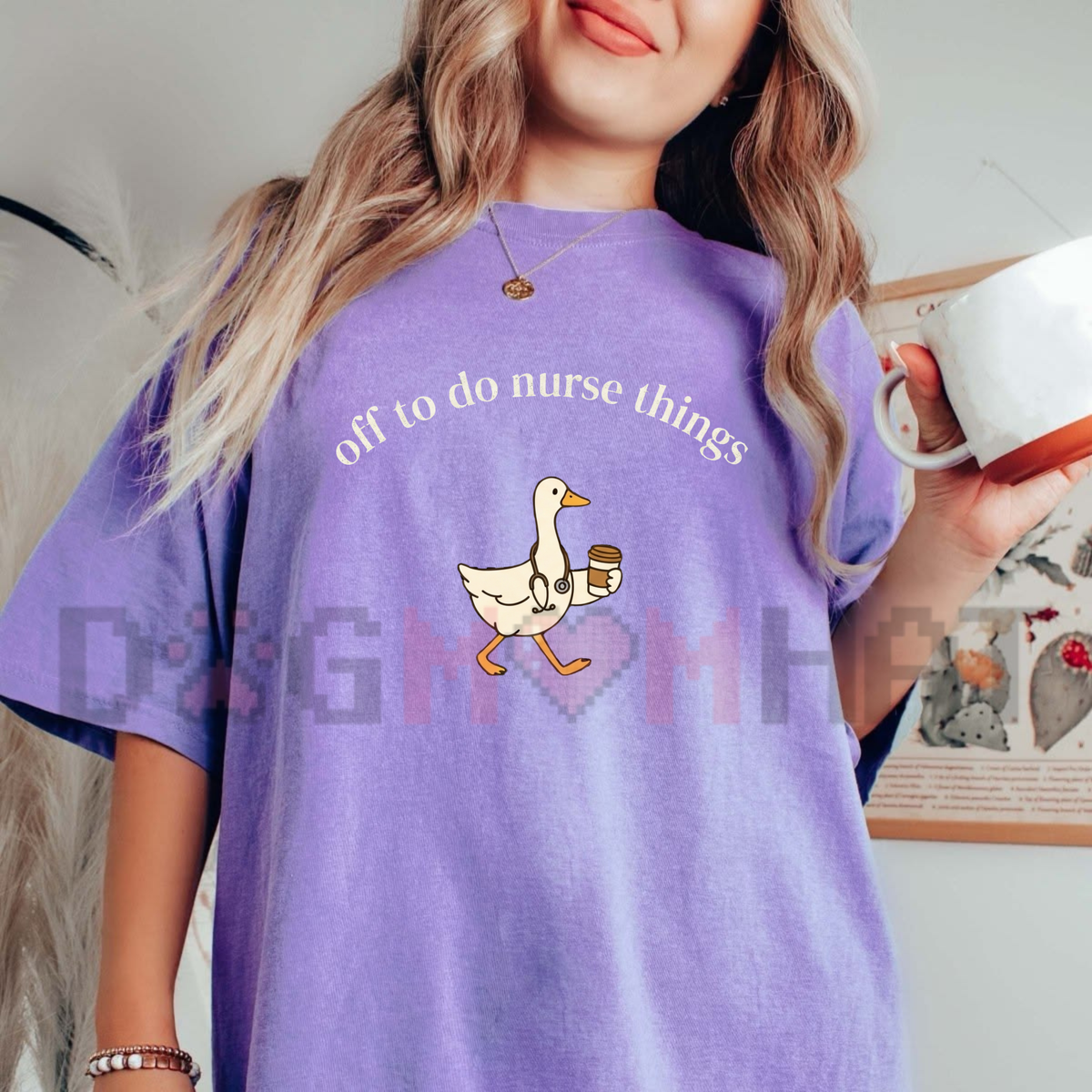 "Off To Do Nurse Things" Funny Nurse Graphic T-Shirt