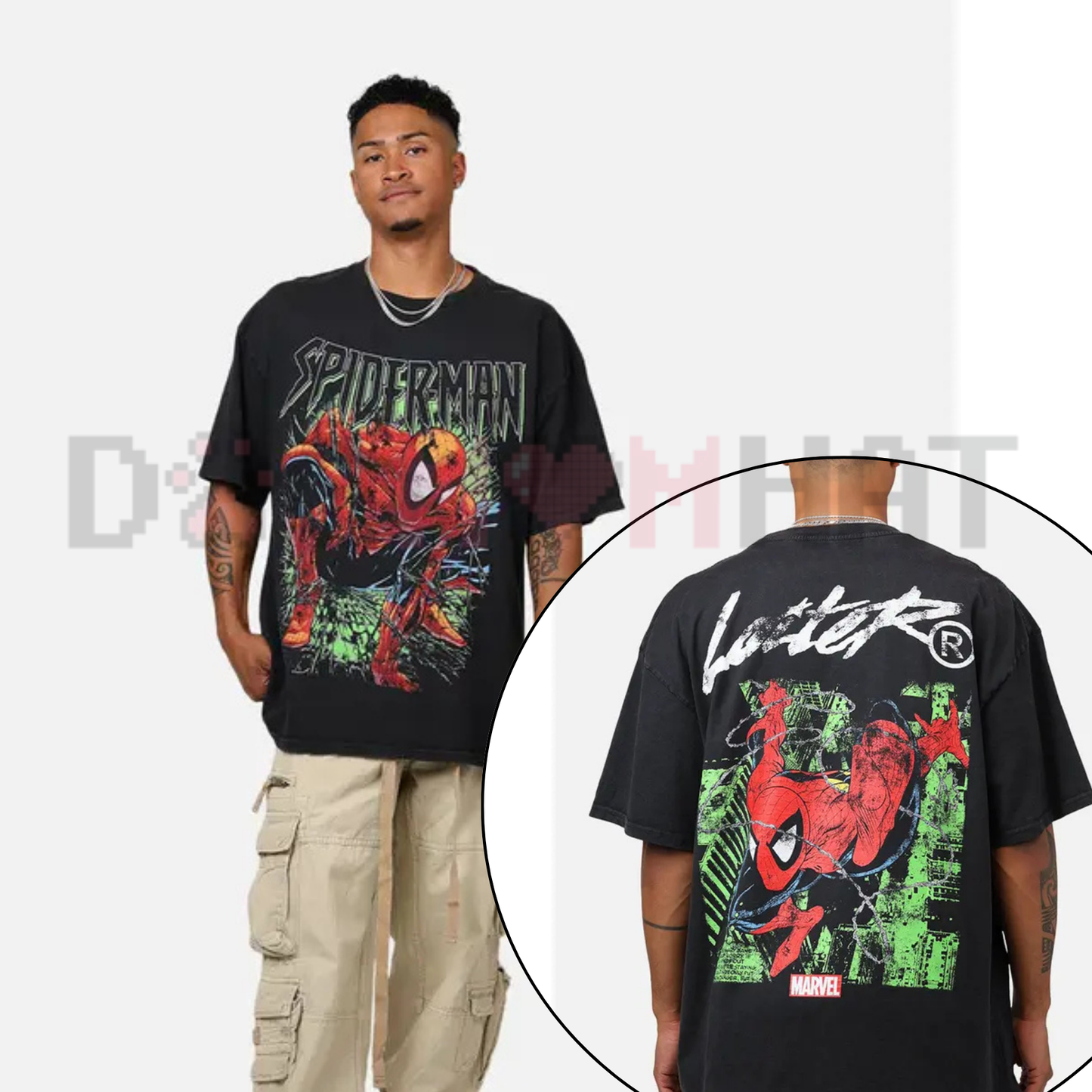 Web-Slinger Heroic Crest Graphic Tee - Marvel Spider-Man Unisex Cotton Streetwear Shirt