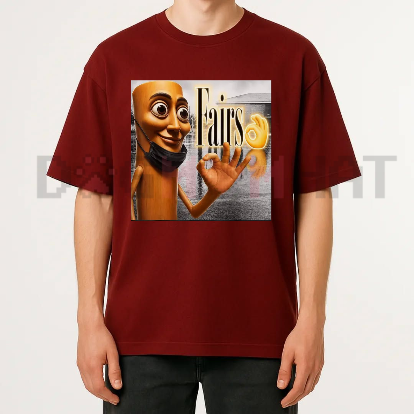 "T Tung Sahur Fairs" Parody Meme T-Shirt - Funny Italian Brainrot Irony Tee