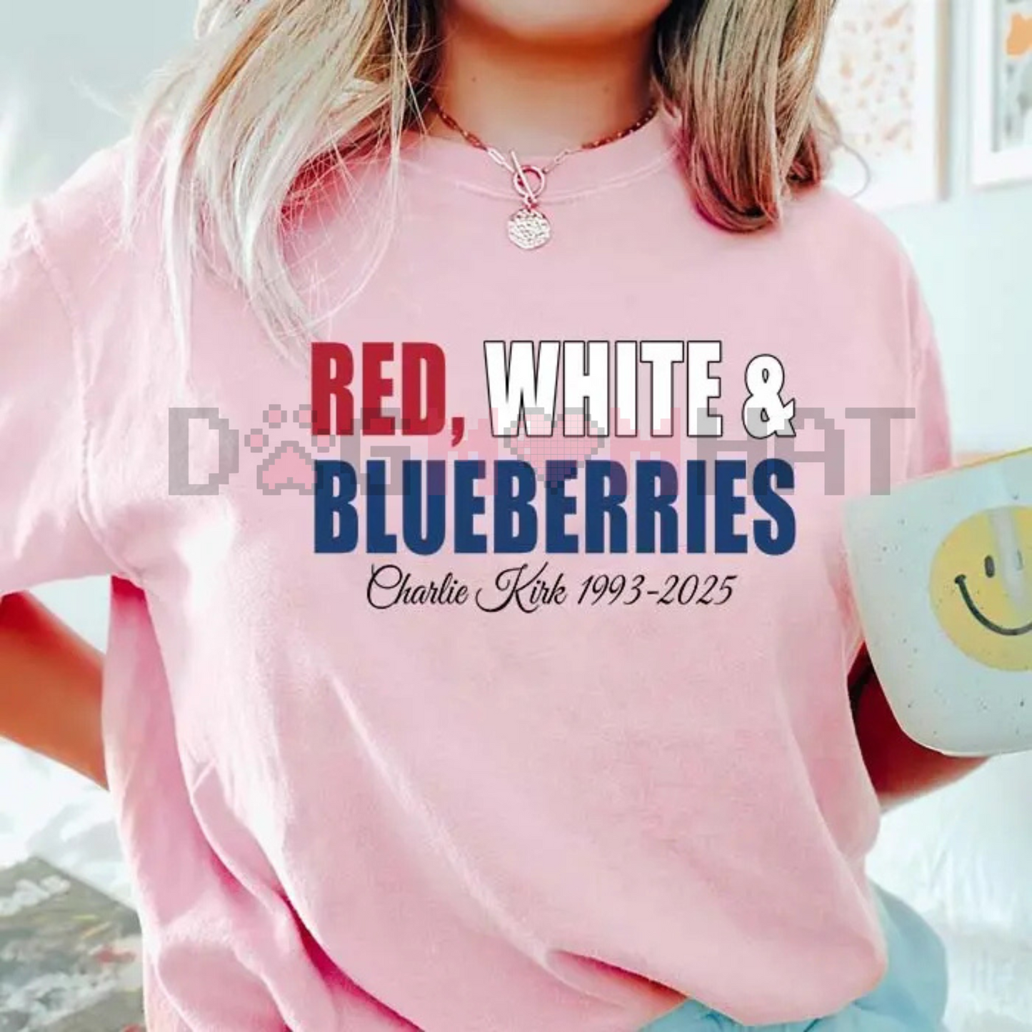"Red White & Blueberries" Graphic Tee – Patriotic Summer Apparel, Unisex Casual Shirt