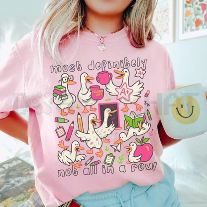 "Zero Ducks In A Row" Teacher T-Shirt