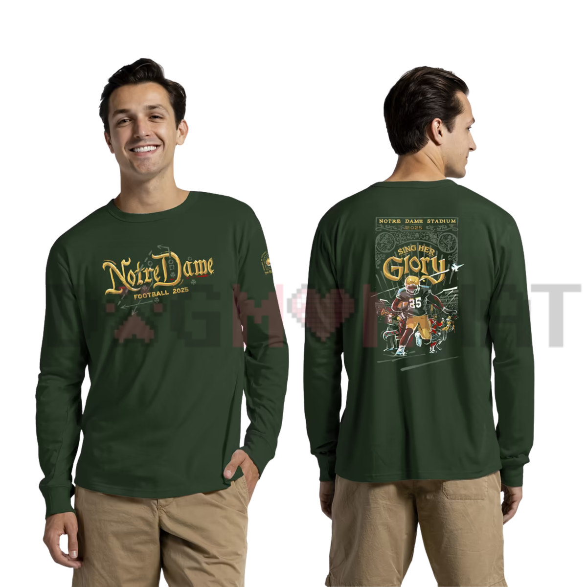 Men's League Collegiate Wear Notre Dame Fighting Irish "The Shirt" 2025 Long Sleeve T-Shirt