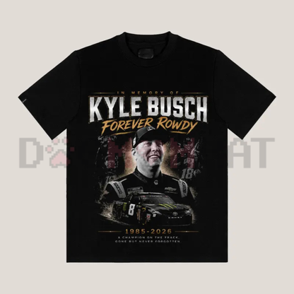 Kyle Busch "FOREVER ROWDY" Graphic T-Shirt