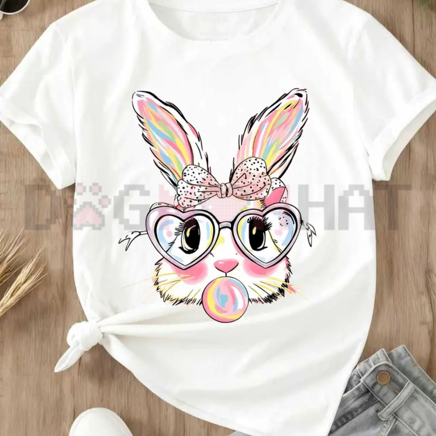 "Bubblegum Bunny" Easter T-Shirt