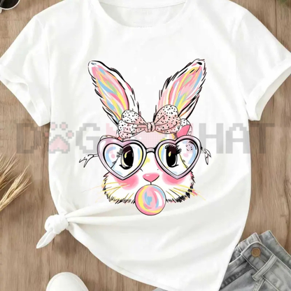 "Bubblegum Bunny" Easter T-Shirt