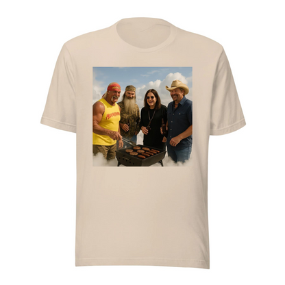 Ozzy, Hulk, Toby & Duck Dynasty Legends T-Shirt – Vintage Rock & America Icons Graphic Tee