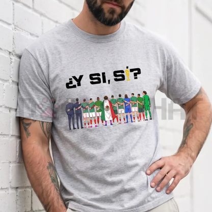 BojjiCo Y Si Si A Huevo Que Si Soccer Team Shirt - Spanglish Humor Graphic Tee
