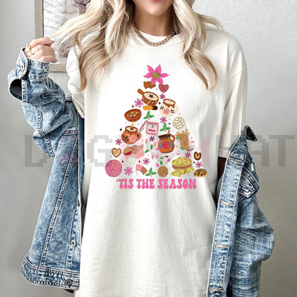 "Tis The Season Mexican Christmas Tree T-Shirt"