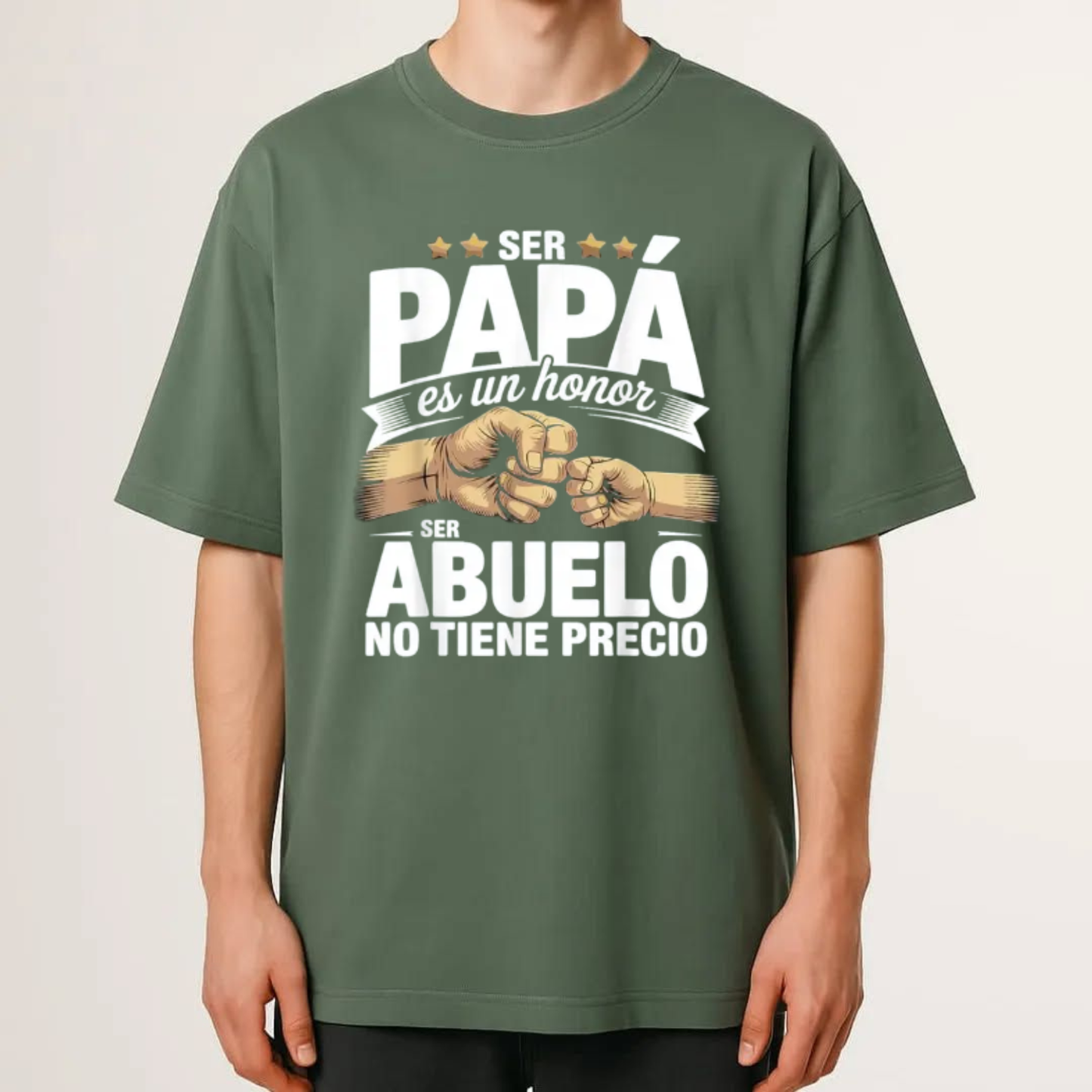 "Ser Abuelo" Retro Graphic Tee – Vintage Father's Day Menswear