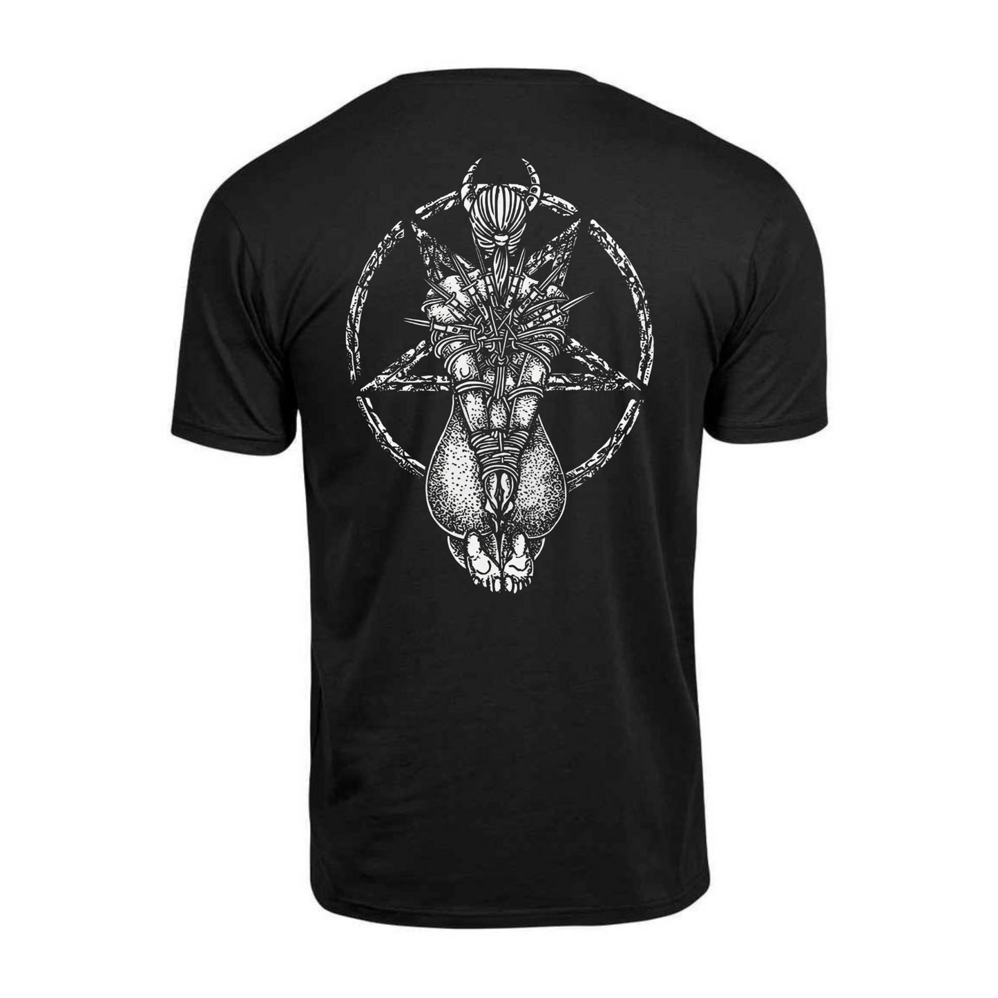 Goat Skull Pentagram Occult T-Shirt – Dark Art Graphic Tee