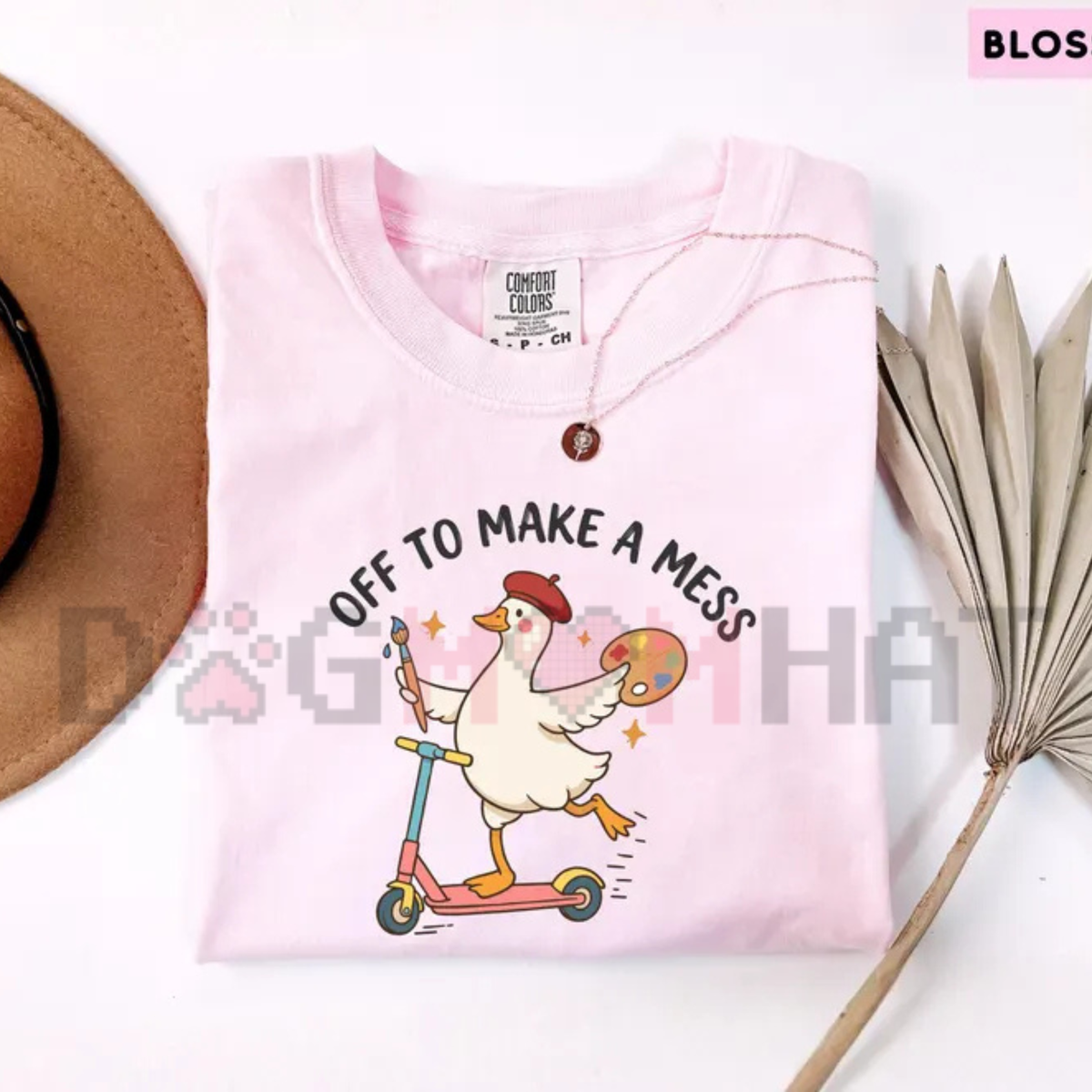"Off To Make A Mess" Artist Goose Graphic T-Shirt