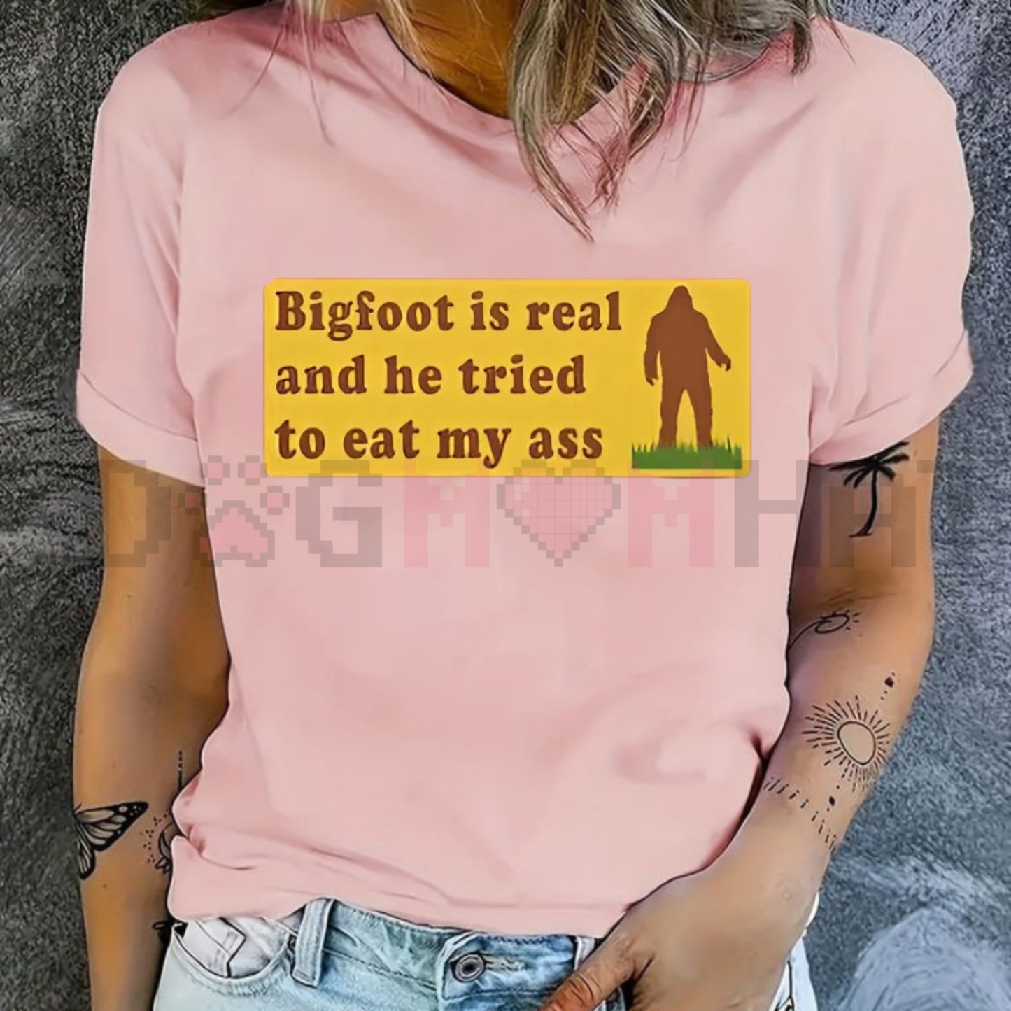 "Bigfoot Is Real" Funny Meme Shirt