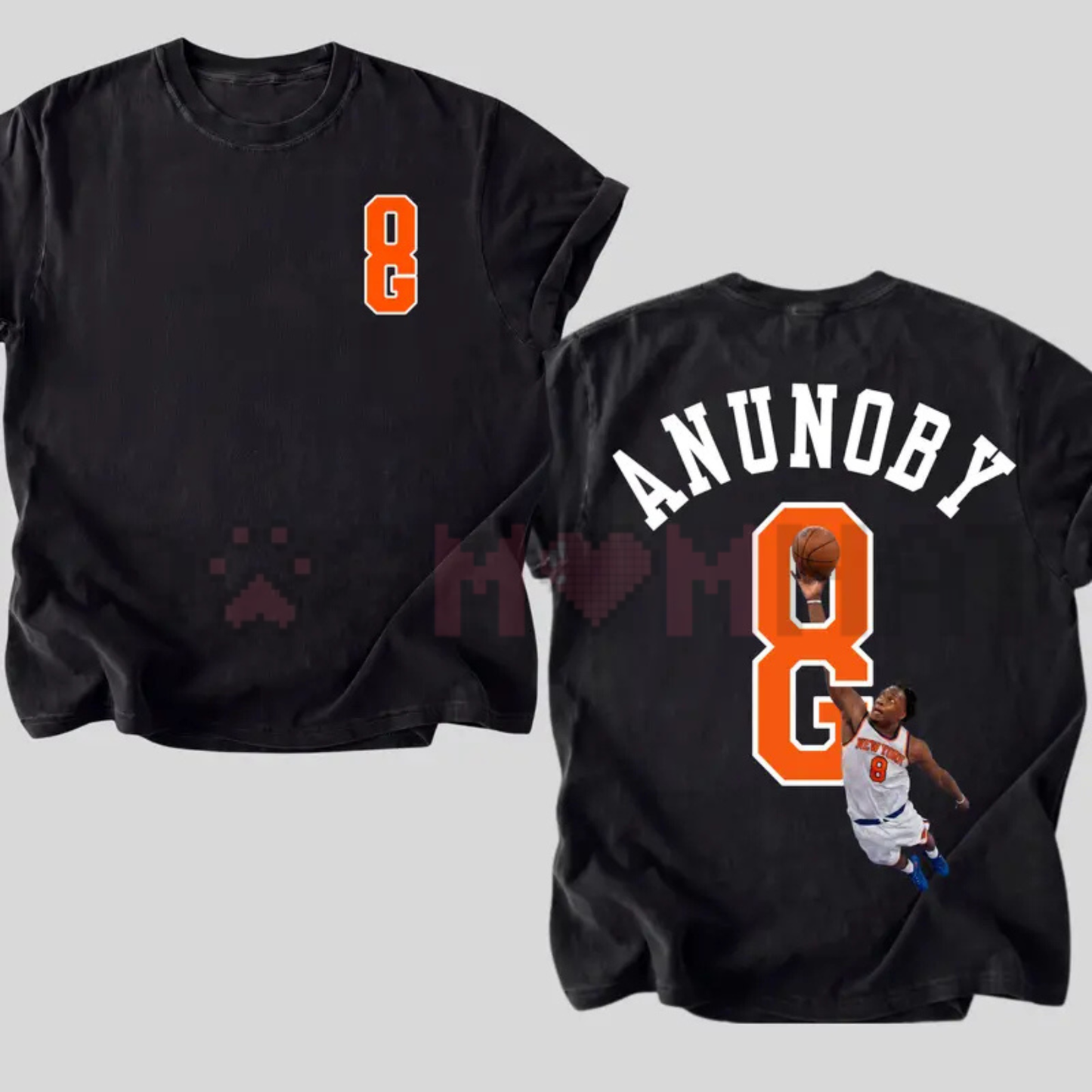 Double-Sided New York Basketball Fan Top, Witty Novelty Defensive Anchor Graphic Shirt