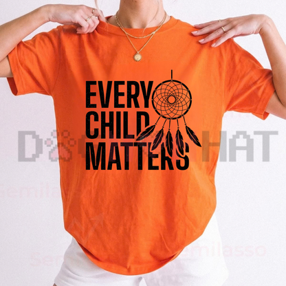 Orange Day Shirt Every Child Matters Indigenous Awareness Graphic T-Shirt