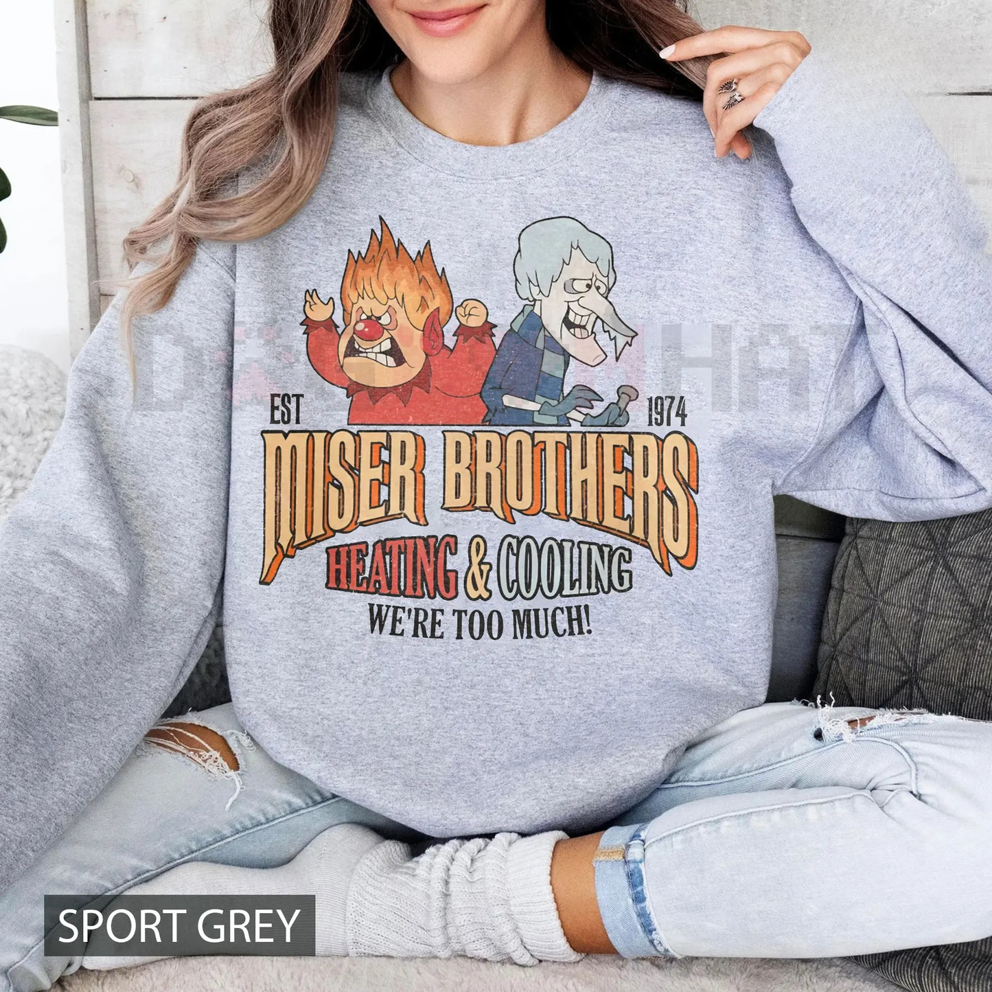 Miser Brothers "We Are Too Much" Heating and Cooling Shirt & Sweater
