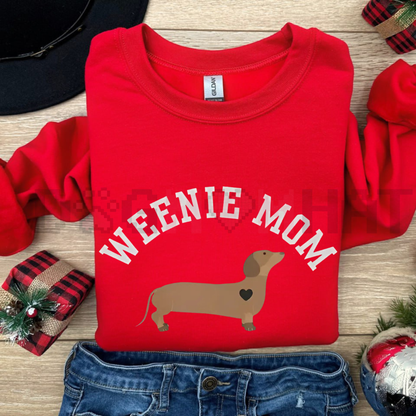 Dachshund Sweatshirt – Retro Weenie Mom Crewneck