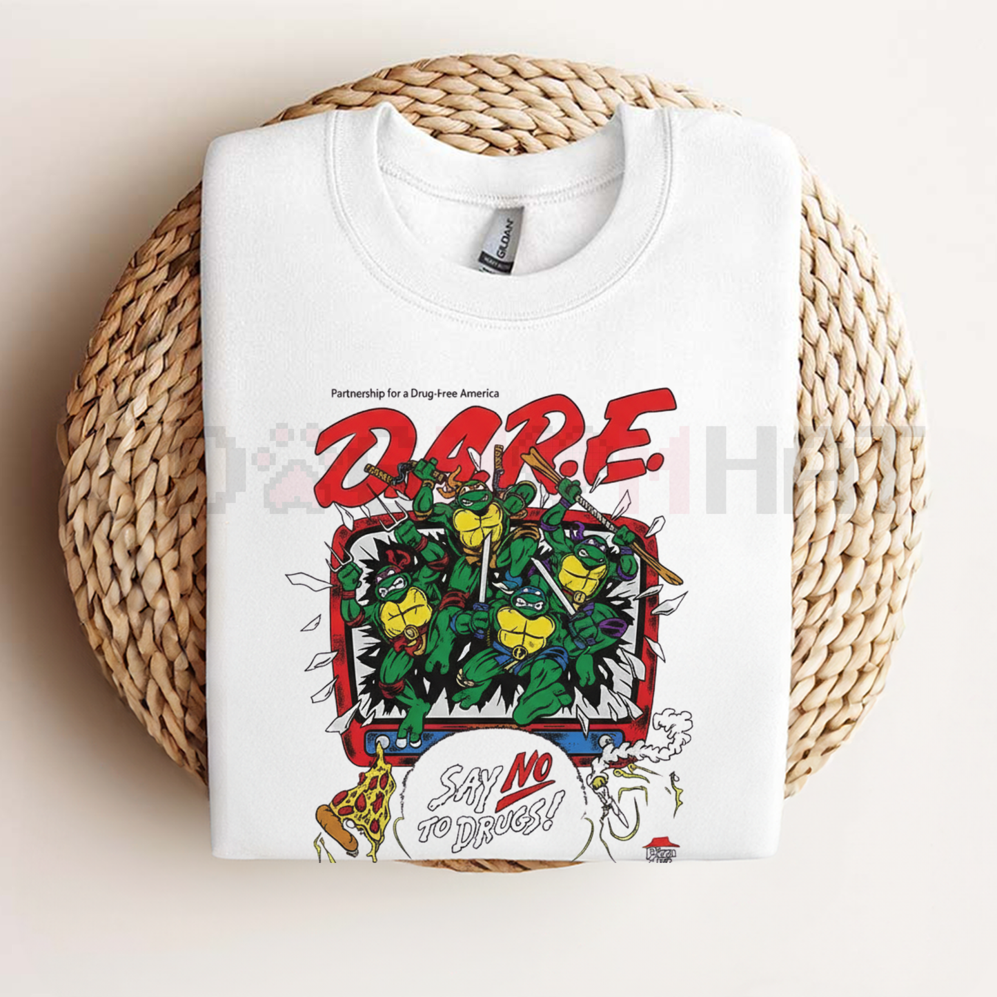 DARE Say No To Drugs Ninja Turtles T-Shirt