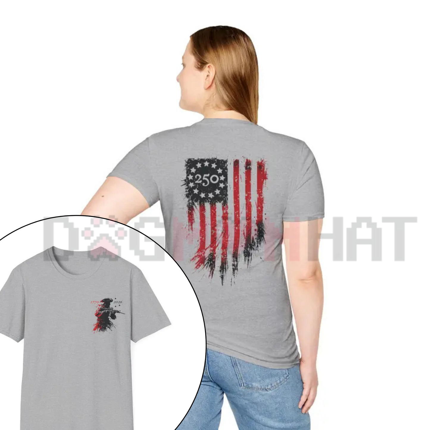 America 250 Revolutionary Soldier Graphic Tee