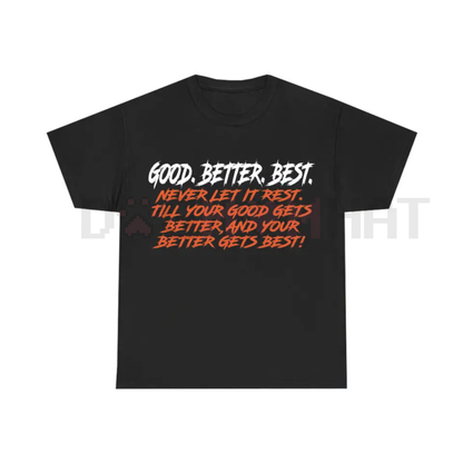 Chicago Bears Motivational 'Good Better Best' Slogan Tee
