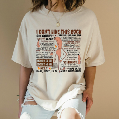 "I Don't Like This Rock" Marcus & Robert T-Shirt – Graphic Music Tee