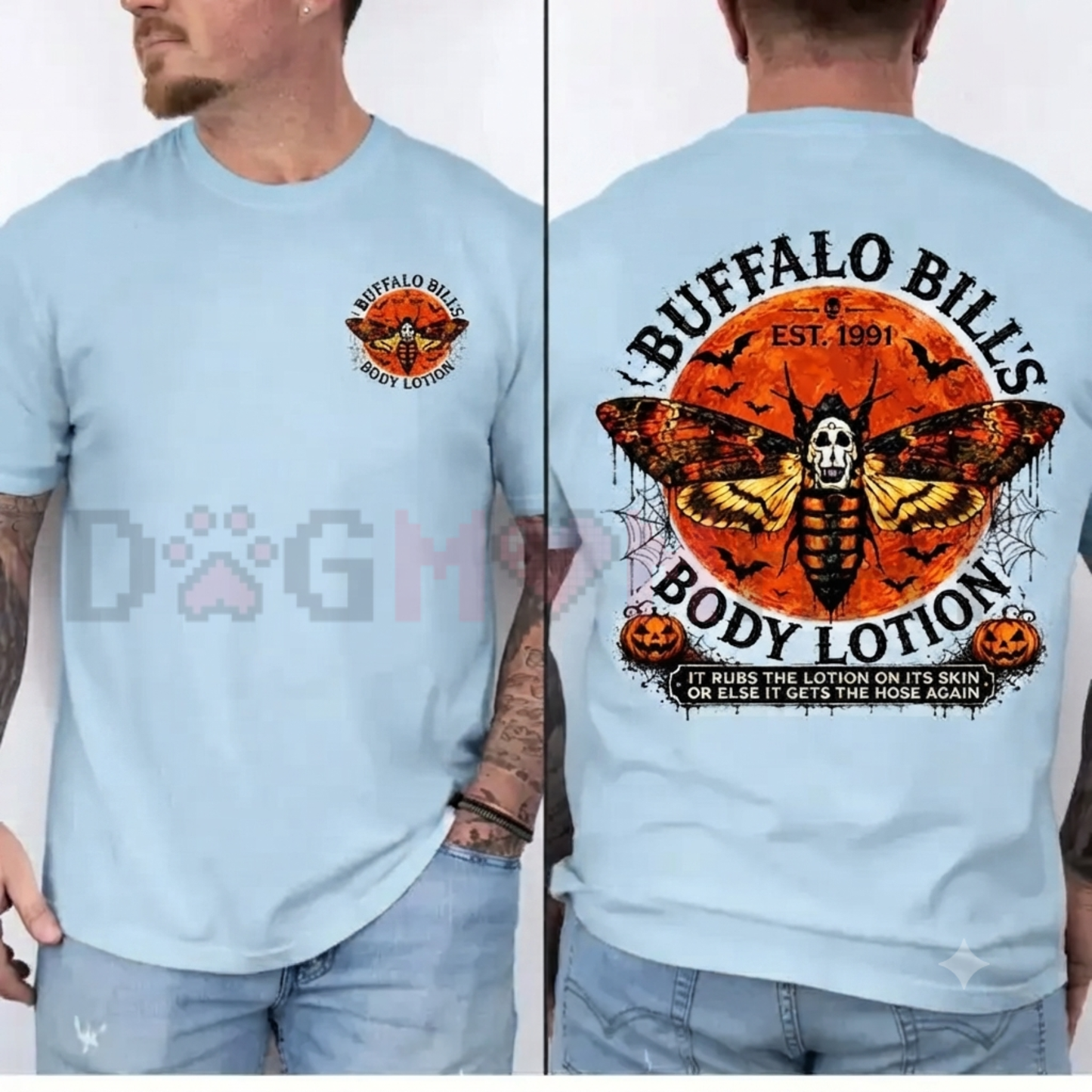 Silence of The Lambs Ver.2 Graphic T-Shirt - Retro Hannibal Lecter Movie Tee