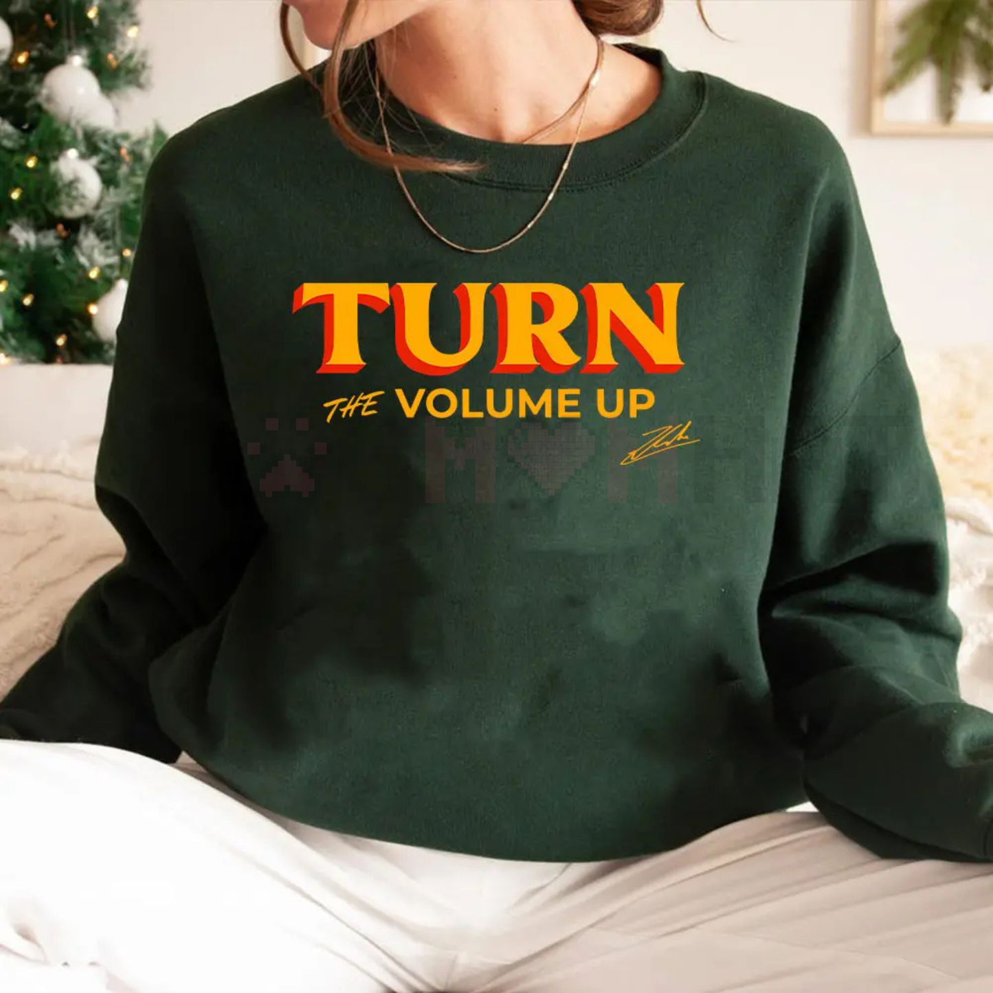 Viral Zohran Mamdani "Volume Up" Crewneck – NY Political Slogan Sweatshirt